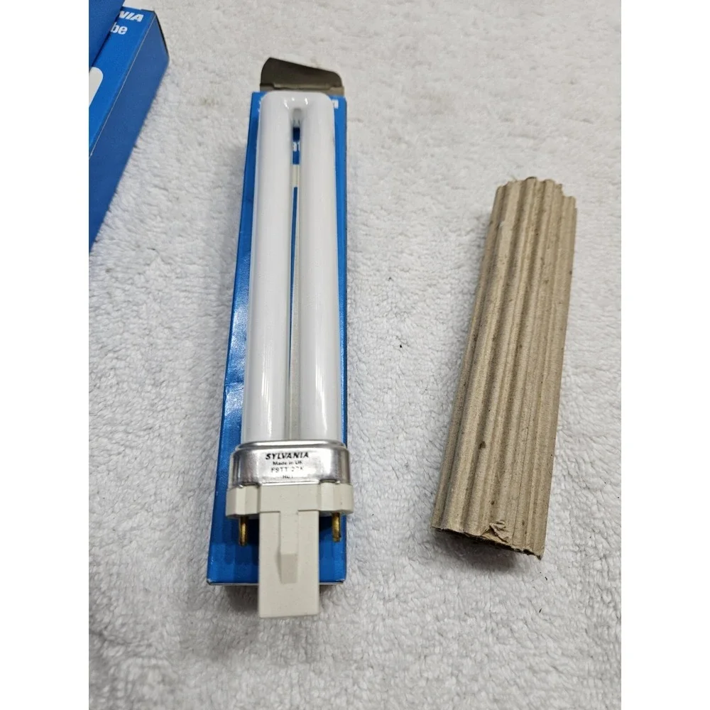 Sylvania 20401 Fluorescent Twin Tube 9 Watt Bulbs F9TT/27k New In Box